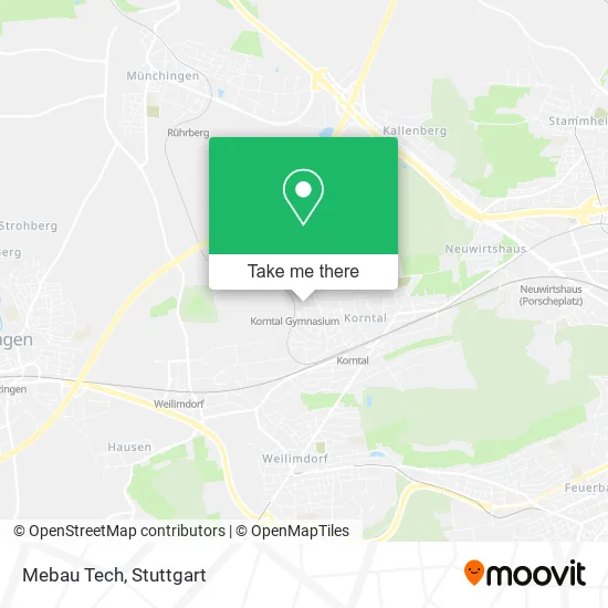 Карта Mebau Tech