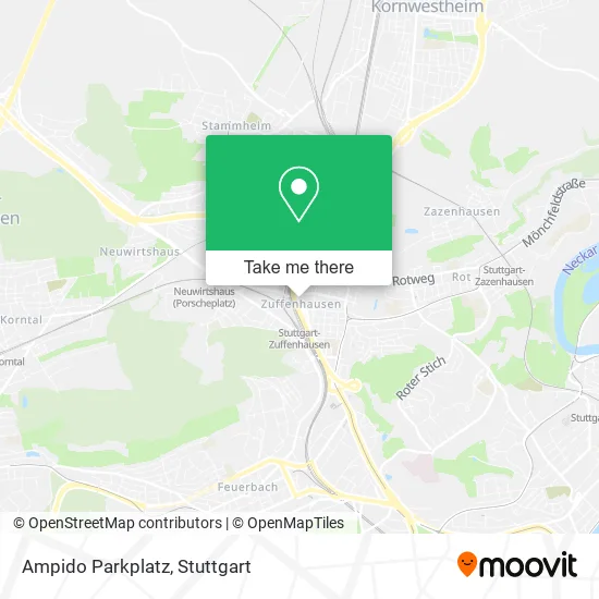 Карта Ampido Parkplatz