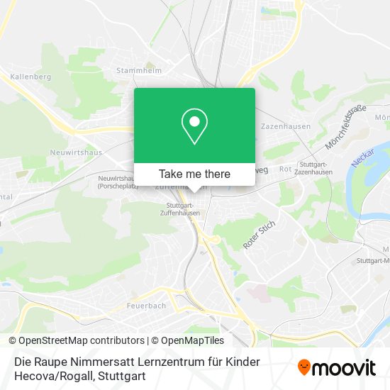 Die Raupe Nimmersatt Lernzentrum für Kinder Hecova / Rogall map