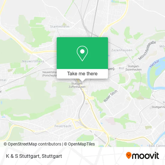 Карта K & S Stuttgart