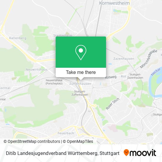 Карта Ditib Landesjugendverband Württemberg