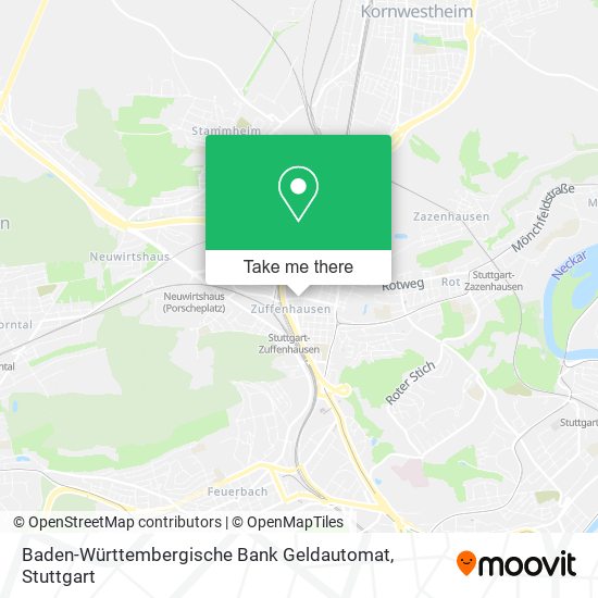 Baden-Württembergische Bank Geldautomat map