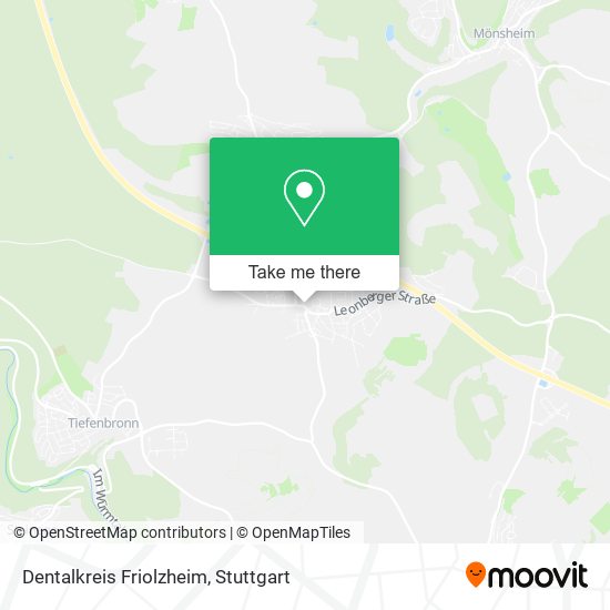 Dentalkreis Friolzheim map