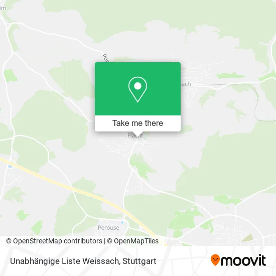Карта Unabhängige Liste Weissach
