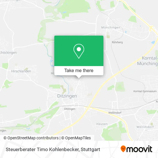 Карта Steuerberater Timo Kohlenbecker