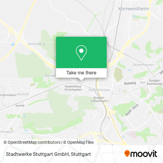 Stadtwerke Stuttgart GmbH map