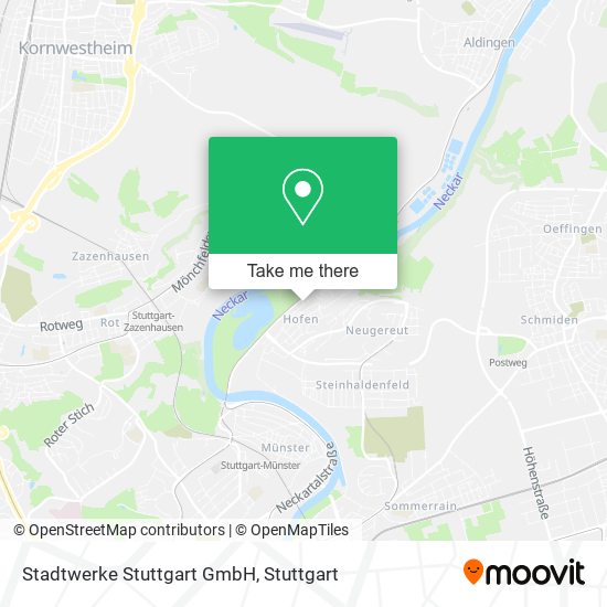 Stadtwerke Stuttgart GmbH map