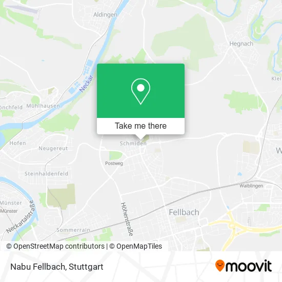 Карта Nabu Fellbach