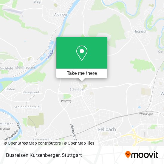 Карта Busreisen Kurzenberger