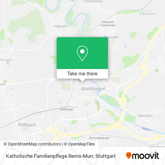 Katholische Familienpflege Rems-Murr map