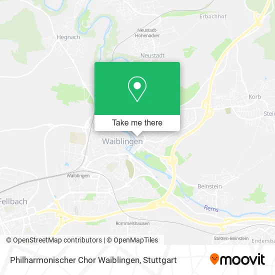 Карта Philharmonischer Chor Waiblingen