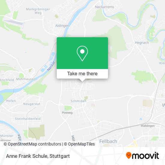 Anne Frank Schule map