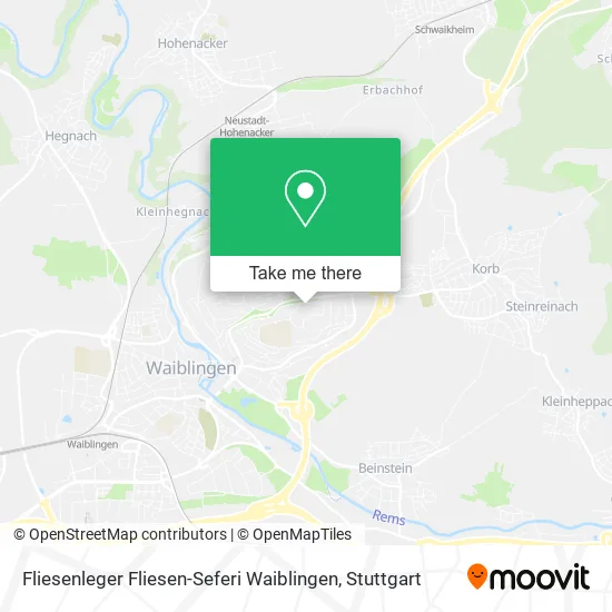 Карта Fliesenleger Fliesen-Seferi Waiblingen