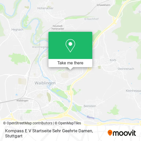 Карта Kompass E V Startseite Sehr Geehrte Damen