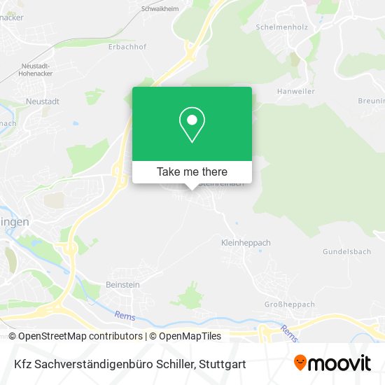 Kfz Sachverständigenbüro Schiller map