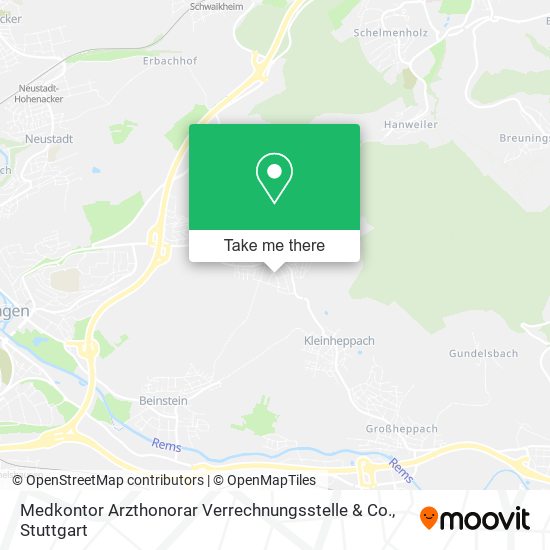 Medkontor Arzthonorar Verrechnungsstelle & Co. map