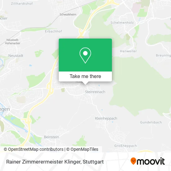 Карта Rainer Zimmerermeister Klinger