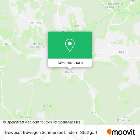 Карта Bewusst Bewegen Schmerzen Lindern