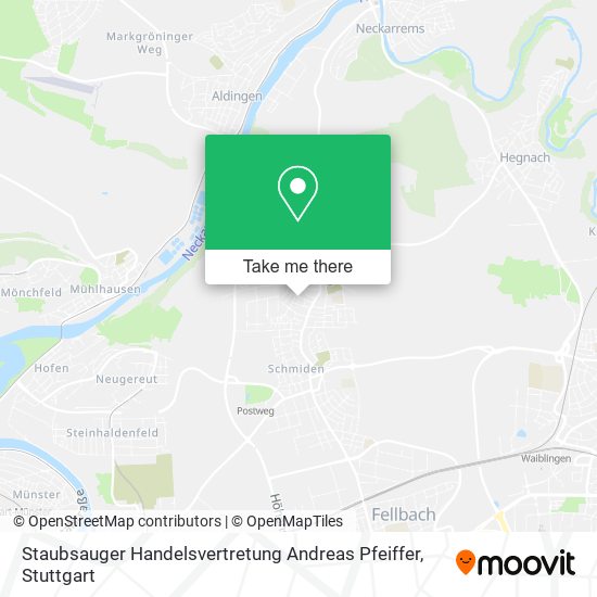 Карта Staubsauger Handelsvertretung Andreas Pfeiffer