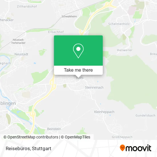 Карта Reisebüros