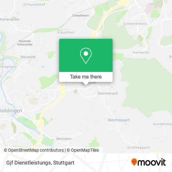 Gjf Dienstleistungs map