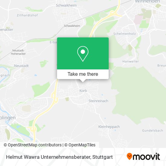 Helmut Wawra Unternehmensberater map