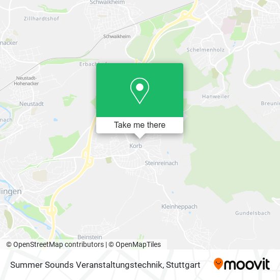 Summer Sounds Veranstaltungstechnik map