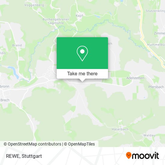 REWE map