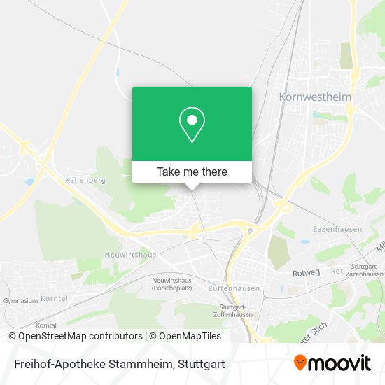 Freihof-Apotheke Stammheim map