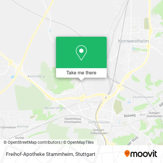 Карта Freihof-Apotheke Stammheim