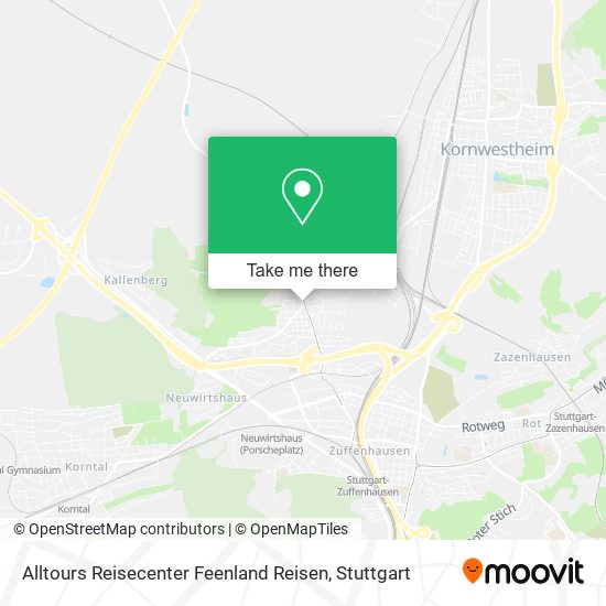 Alltours Reisecenter Feenland Reisen map