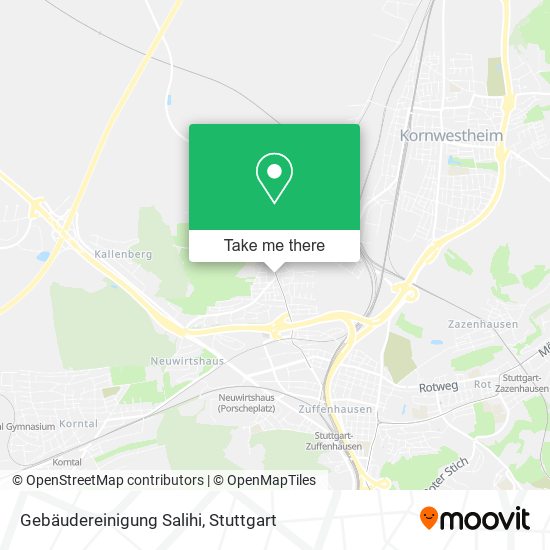 Gebäudereinigung Salihi map