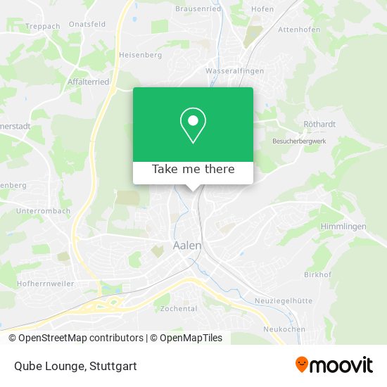 Qube Lounge map