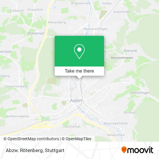 Abzw. Rötenberg map