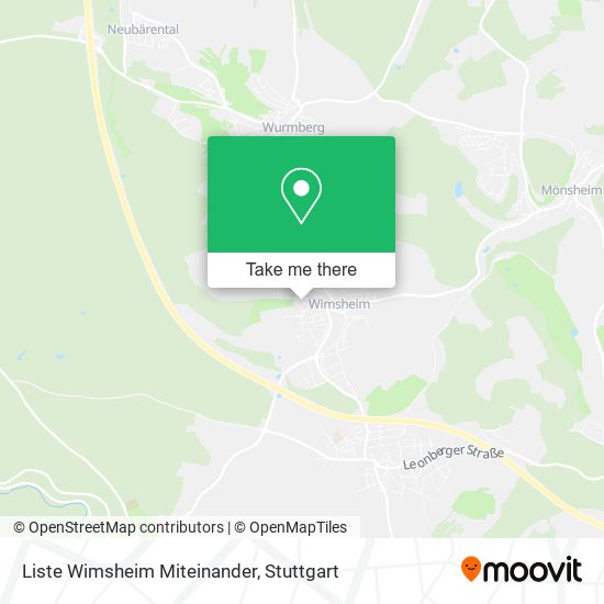 Карта Liste Wimsheim Miteinander