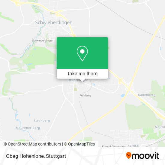 Obeg Hohenlohe map