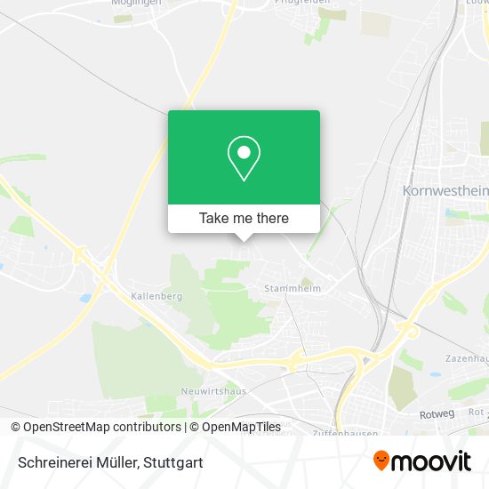 Schreinerei Müller map
