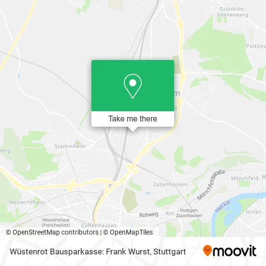 Карта Wüstenrot Bausparkasse: Frank Wurst