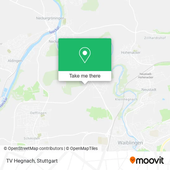 Карта TV Hegnach