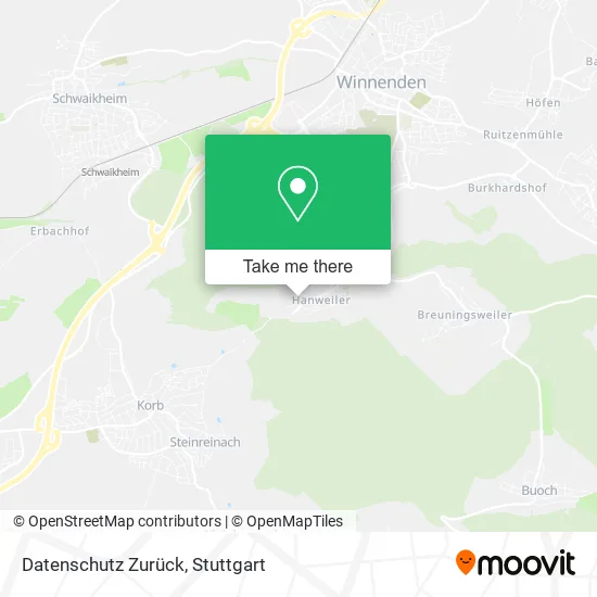 Карта Datenschutz Zurück