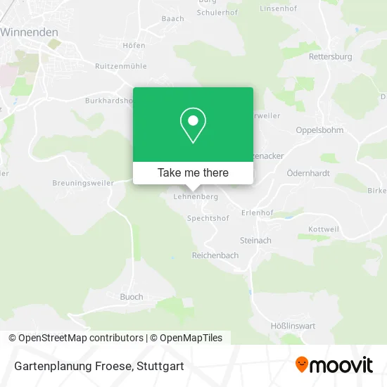 Карта Gartenplanung Froese
