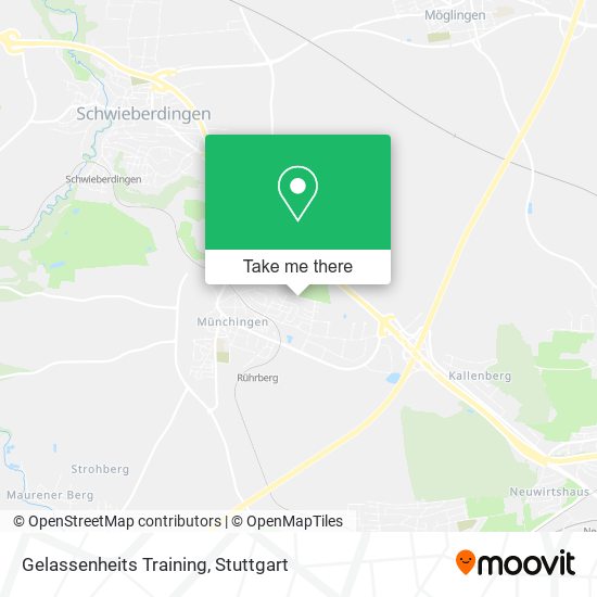 Gelassenheits Training map