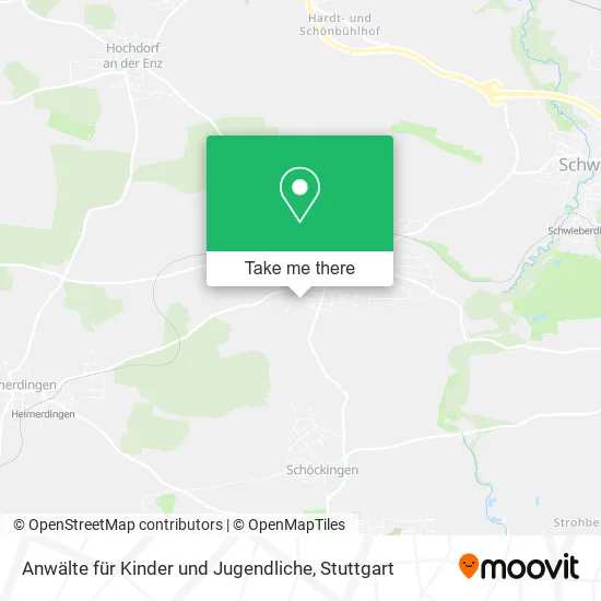 Карта Anwälte für Kinder und Jugendliche