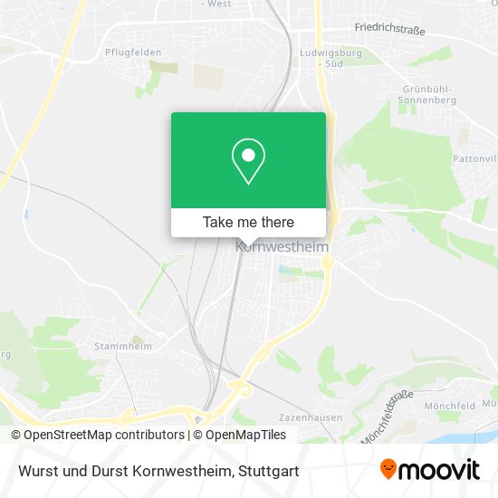 Wurst und Durst Kornwestheim map