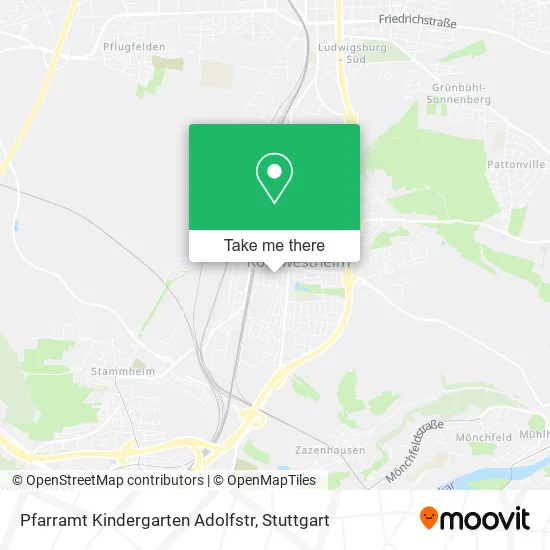 Pfarramt Kindergarten Adolfstr map