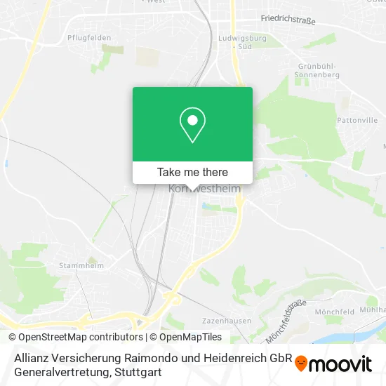 Карта Allianz Versicherung Raimondo und Heidenreich GbR Generalvertretung