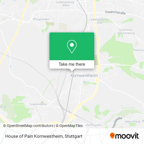 House of Pain Kornwestheim map