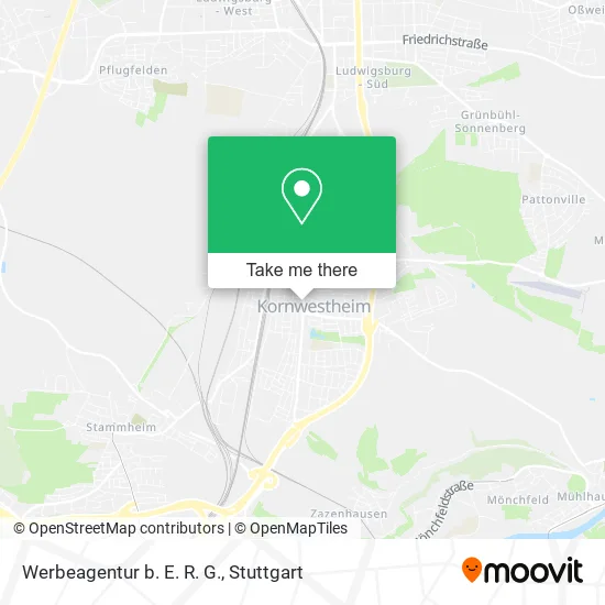 Карта Werbeagentur b. E. R. G.
