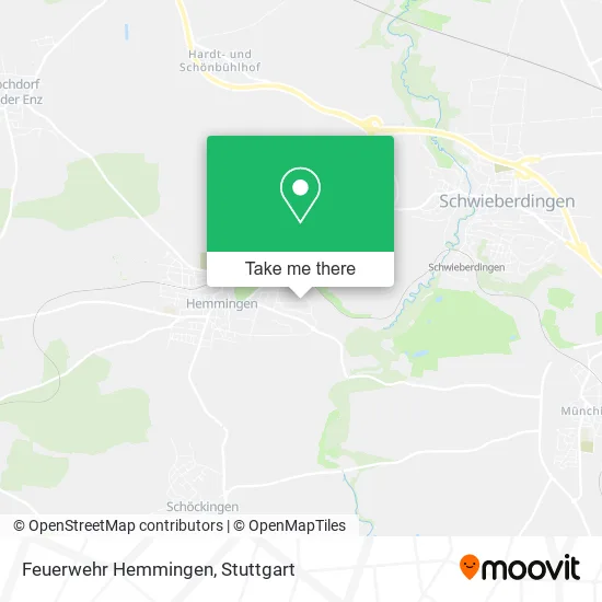 Карта Feuerwehr Hemmingen