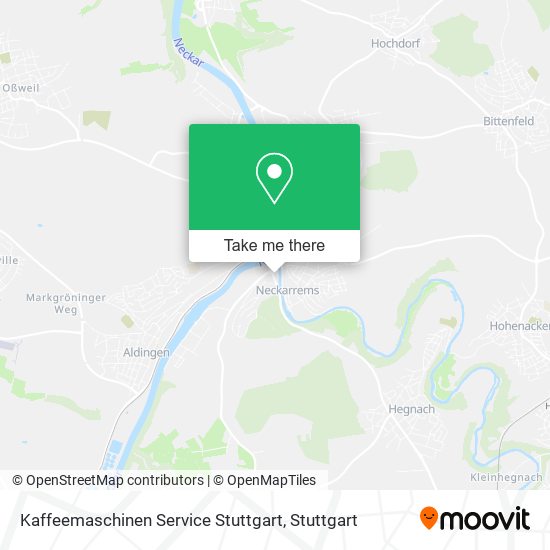 Kaffeemaschinen Service Stuttgart map